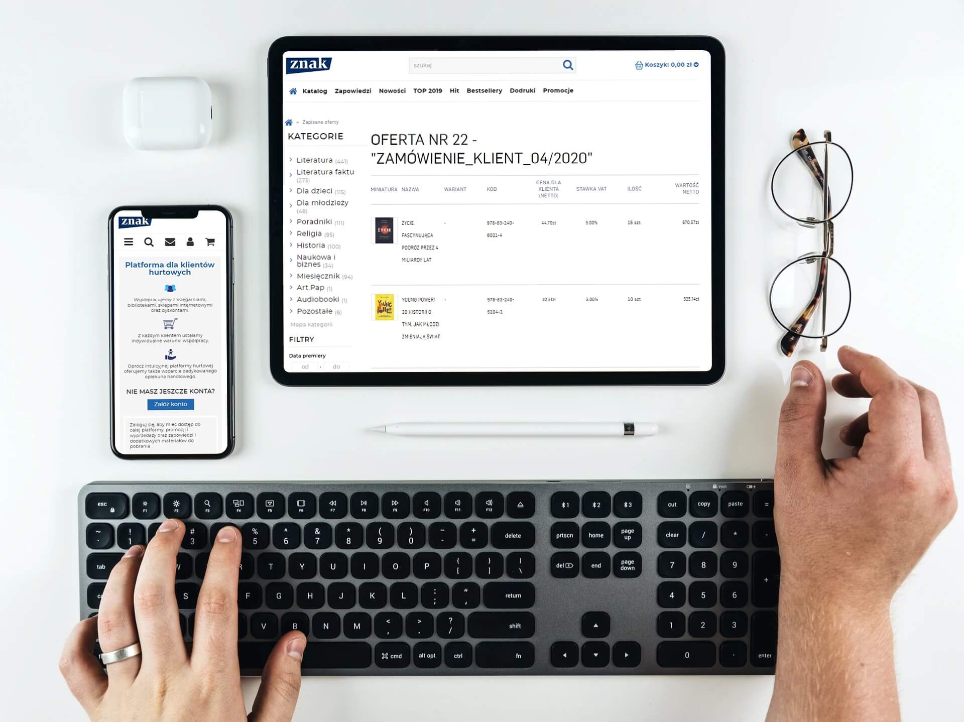 System AtomStore B2B w wydawnictwie Znak